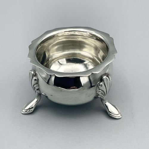 Antique 1908 Sterling Silver Salt Bowl