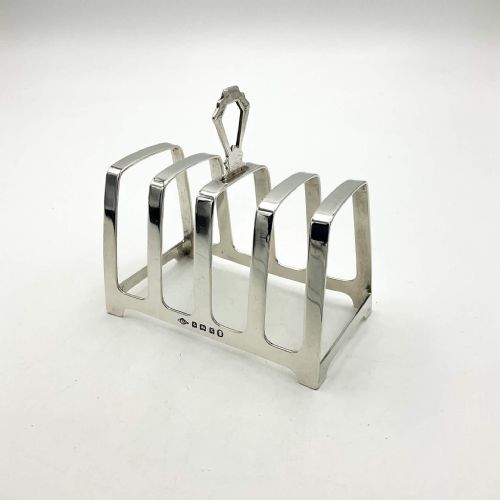 1934 Art Deco Sterling Silver Toast Rack