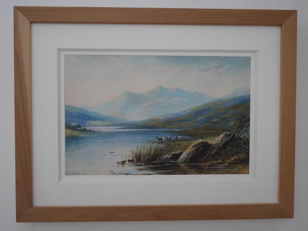 Milton Drinkwater Gouache Painting