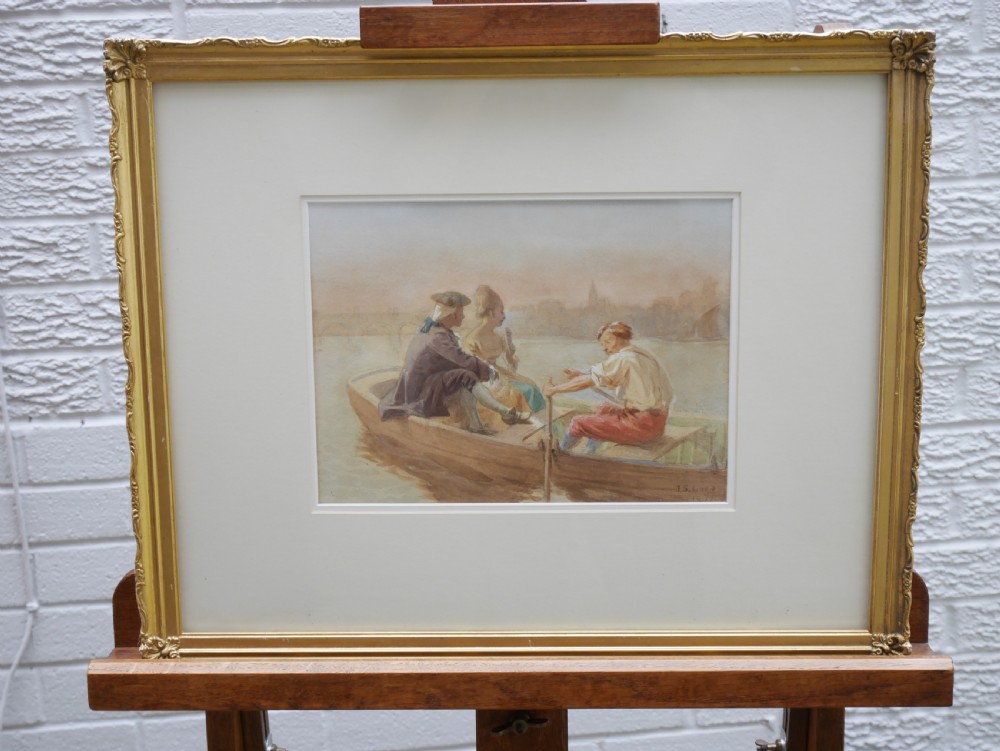 Watercolour by John Seymour Lucas