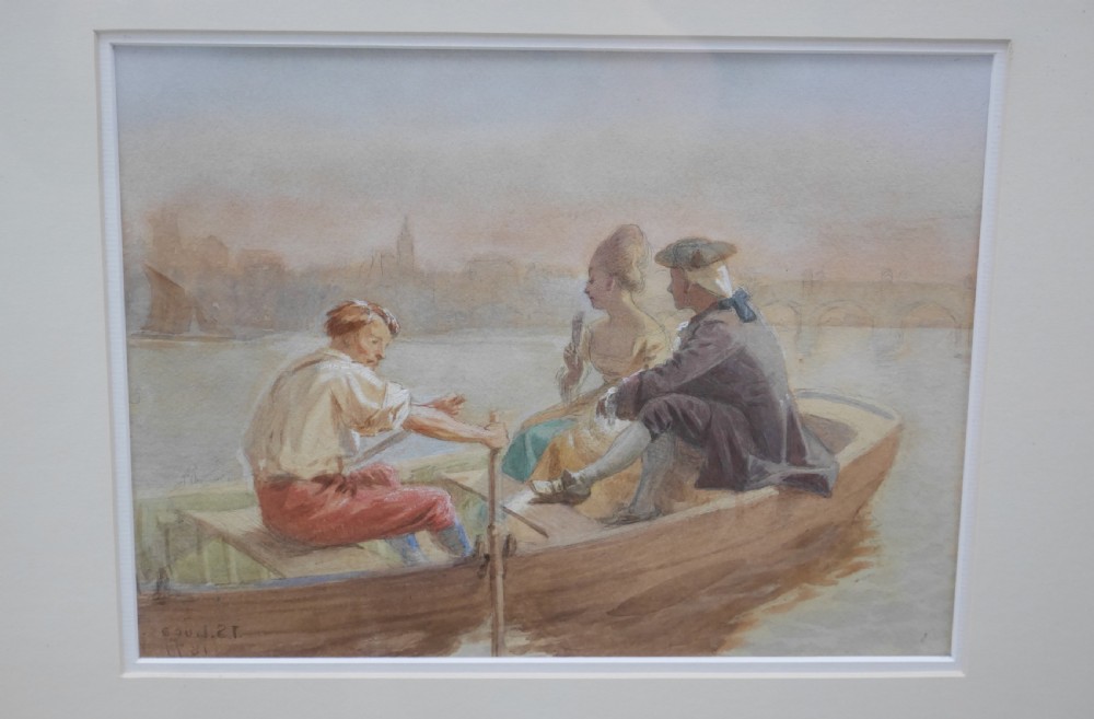 Watercolour by John Seymour Lucas View II
