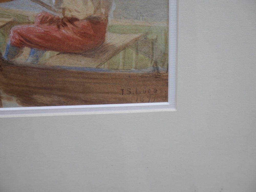 Watercolour by John Seymour Lucas View III