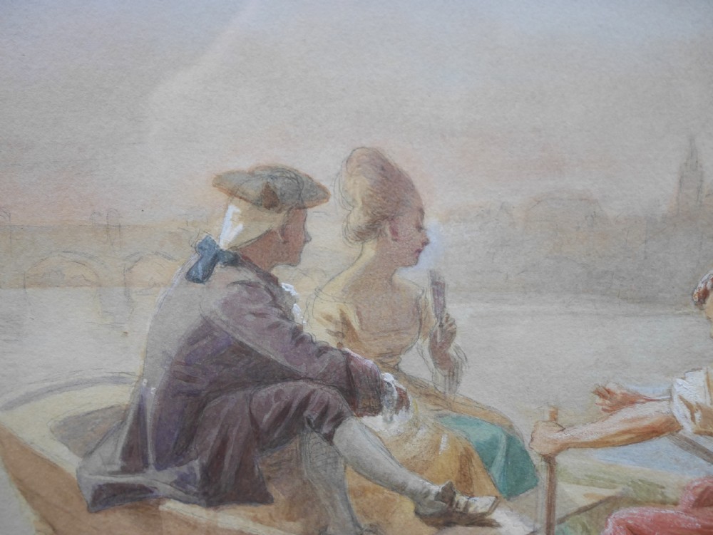 Watercolour by John Seymour Lucas View IV