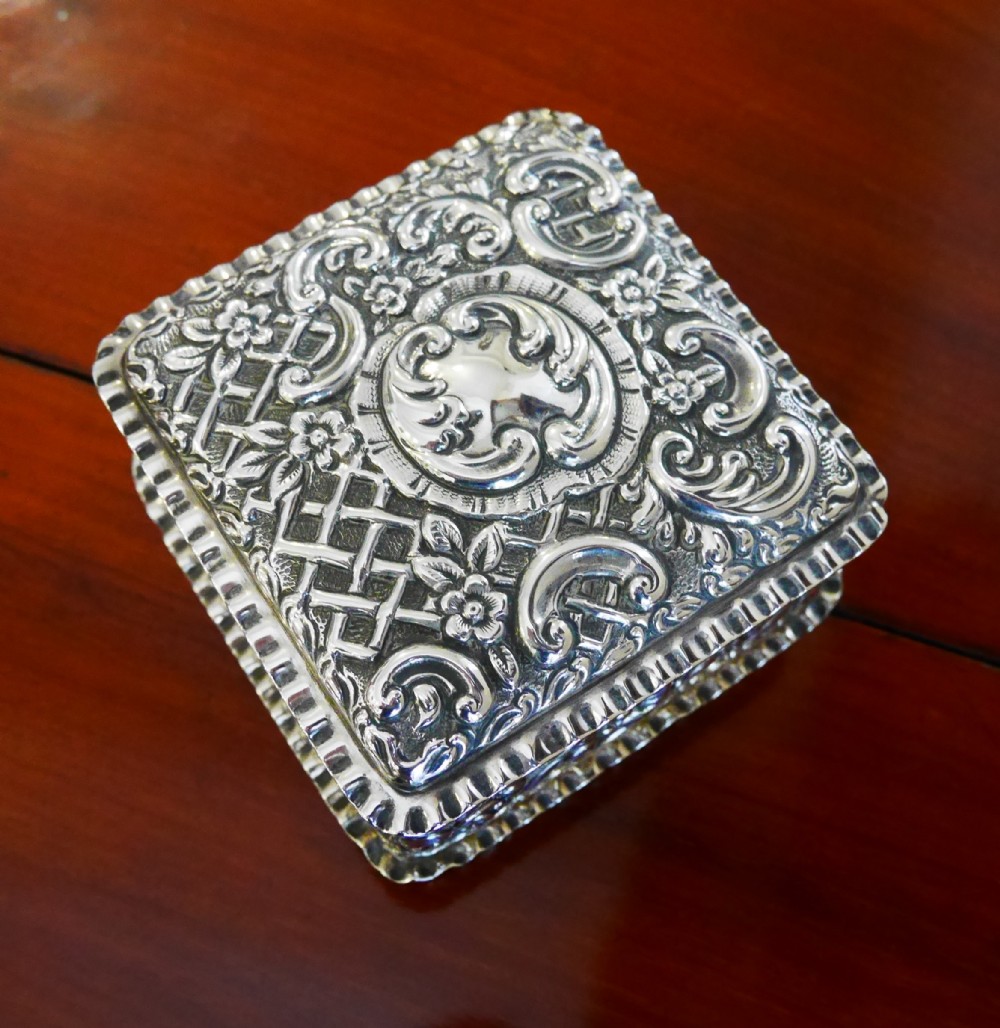 Silver Trinket Box