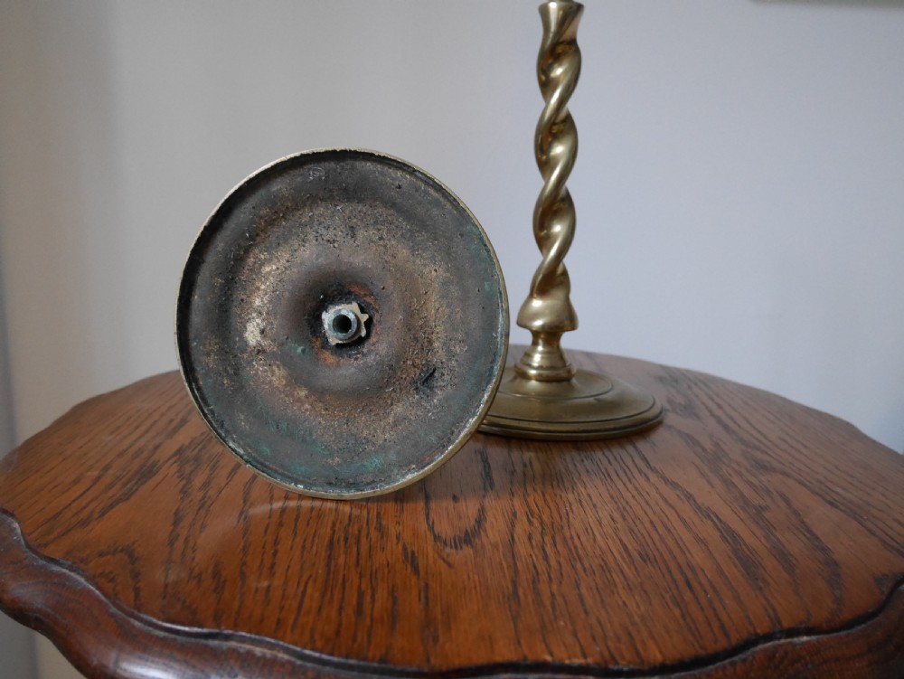 Pair of Georgian Candlesticks View III