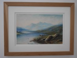 MILTON DRINKWATER GOUACHE PAINTING