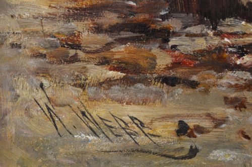 SEASCAPE OIL PAINTING OF PENZANCE HARBOUR BY WILLIAM EDWARD WEBB - ADDITIONAL PHOTO 5