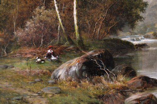 WELSH LANDSCAPE OIL PAINTING OF THE RIVER MAWDDACH BY WILLIAM MANDER - ADDITIONAL PHOTO 2