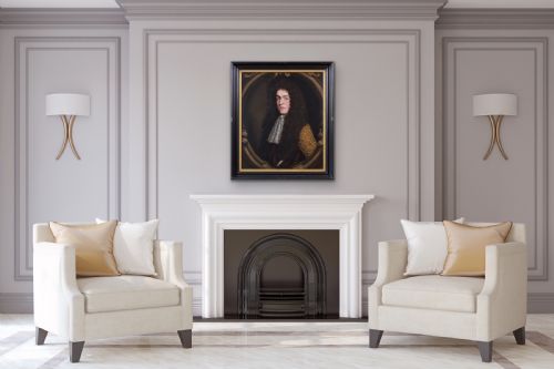 PORTRAIT OIL PAINTING OF A GENTLEMAN 17TH CENTURY CIRCLE OF WILLEM WISSING - ADDITIONAL PHOTO 7