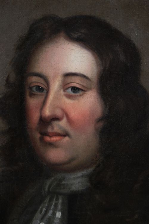 PORTRAIT OIL PAINTING OF A GENTLEMAN C1690 CIRCLE OF JOHN RILEY - ADDITIONAL PHOTO 3