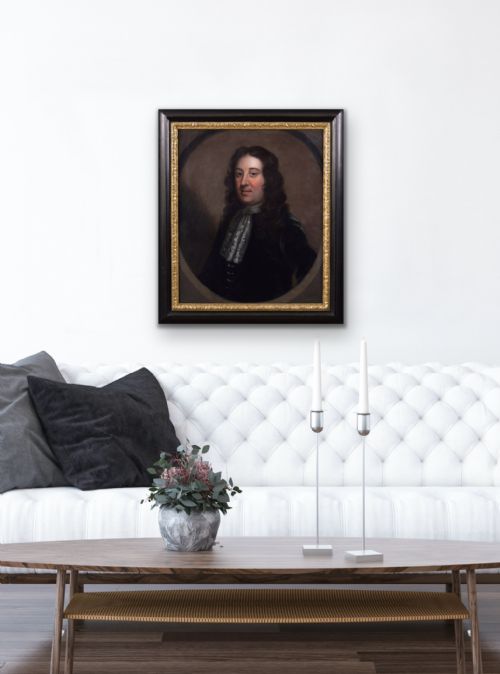 PORTRAIT OIL PAINTING OF A GENTLEMAN C1690 CIRCLE OF JOHN RILEY - ADDITIONAL PHOTO 7