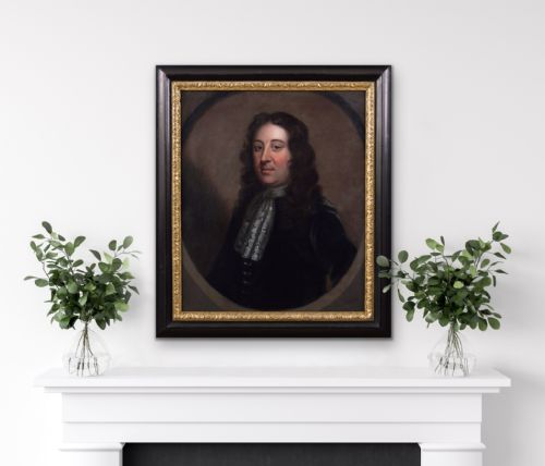 PORTRAIT OIL PAINTING OF A GENTLEMAN C1690 CIRCLE OF JOHN RILEY - ADDITIONAL PHOTO 8