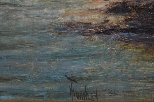 PAIR OF SEASCAPE OIL PAINTINGS OF SHIPPING AT ROCHESTER ON THE MEDWAY BY HUBERT THORNLEY - ADDITIONAL PHOTO 10