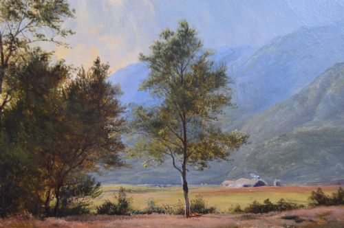 MOUNTAINOUS SCOTTISH RIVER LANDSCAPE OIL PAINTING BY SIDNEY RICHARD PERCY - ADDITIONAL PHOTO 3