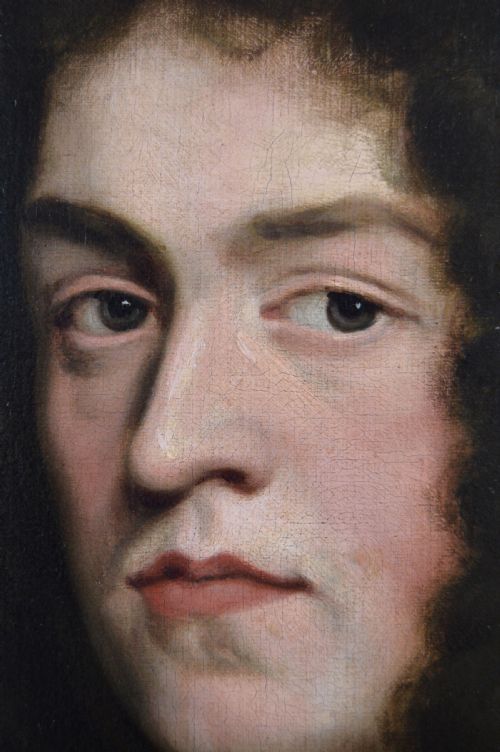 PORTRAIT OIL PAINTING OF A GENTLEMAN 17TH CENTURY CIRCLE OF WILLEM WISSING - ADDITIONAL PHOTO 5