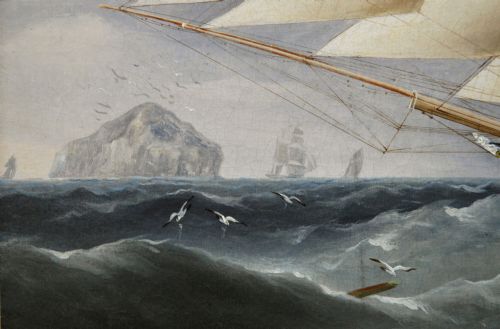 SEASCAPE OIL PAINTING OF A SHIP OFF THE SCOTTISH COAST BY RICHARD BALL SPENCER - ADDITIONAL PHOTO 5