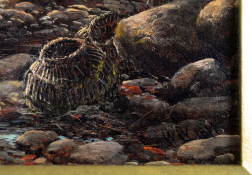 PAIR OF COASTAL SEASCAPE OIL PAINTINGS BY WALTER WILLIAMS - ADDITIONAL PHOTO 6
