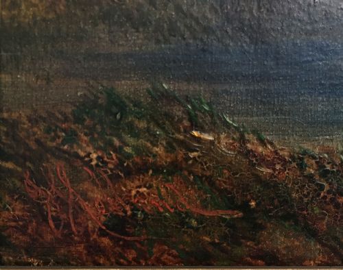 LANDSCAPE OIL PAINTINGS OF A VILLAGE BY JOHN HOLLAND SNR - ADDITIONAL PHOTO 7