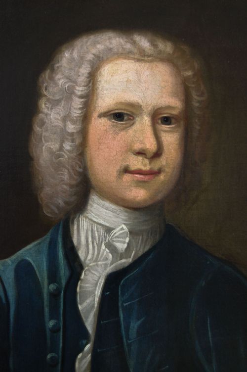 PORTRAIT OIL PAINTING OF A GENTLEMAN C1720 FOLLOWER OF ENOCH SEEMAN THE YOUNGER - ADDITIONAL PHOTO 2