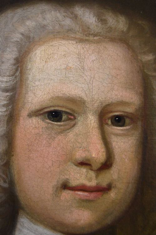 PORTRAIT OIL PAINTING OF A GENTLEMAN C1720 FOLLOWER OF ENOCH SEEMAN THE YOUNGER - ADDITIONAL PHOTO 3