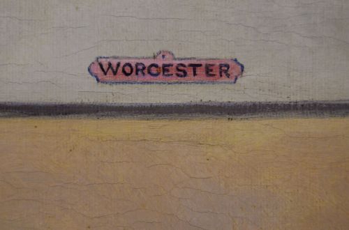 HORSE PORTRAIT OIL PAINTING OF THE RACEHORSE WORCESTER BY ALBERT CLARK - ADDITIONAL PHOTO 5