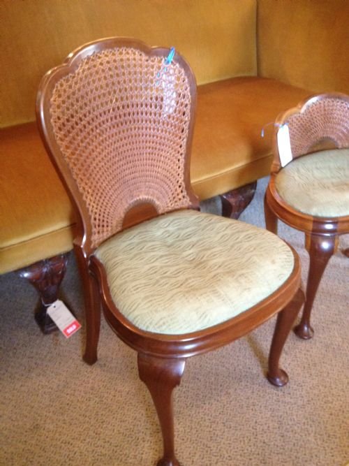 Caned Back Chair