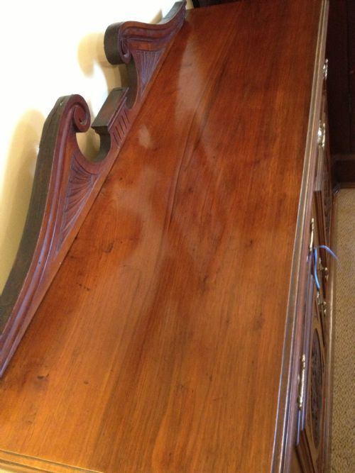 fig 2. Antique Late Victorian Walnut sideboard circa 1890