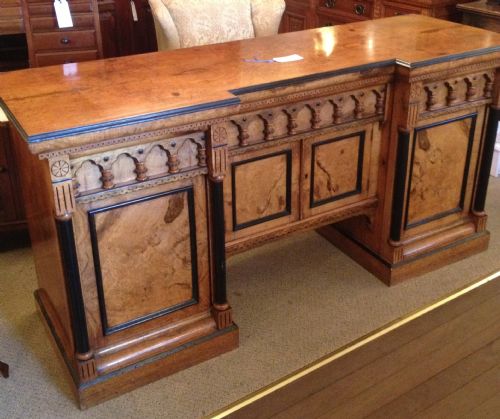 Antique Nineteenth Century Pollard Oak Sideboard in the Style of Pugin. Stunning Qulaity Circa 1870