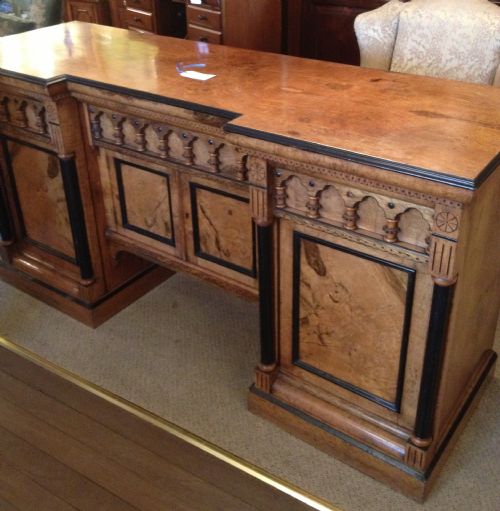 fig 1. Antique nineteenth century pollard oak sideboard in the style of Pugin. Stunning qulaity circa 1870