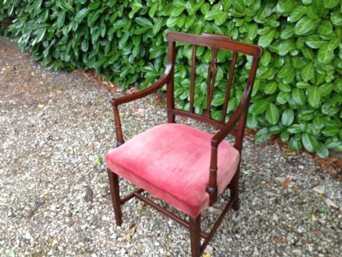 Antique Mahogany Carver Chair Circa 1790