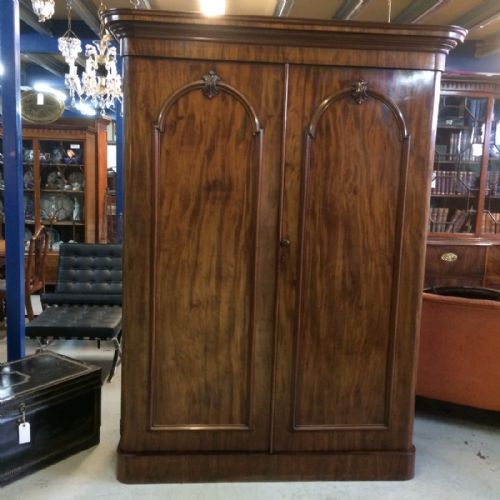 Late Victorian Mahogany Wardrobe