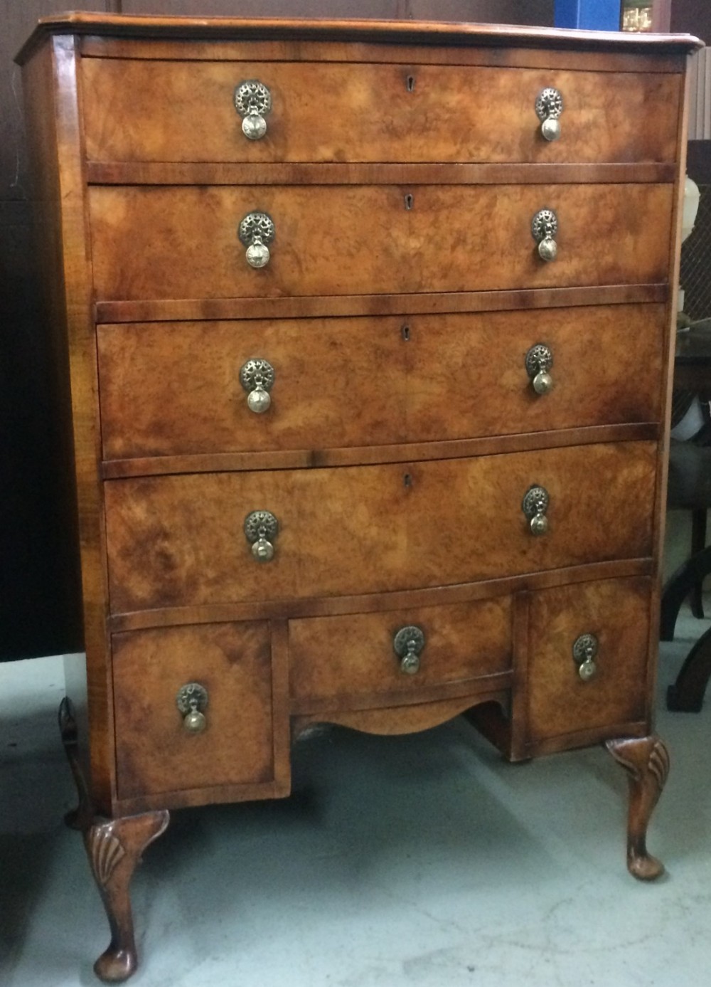 Walnut Chest of Drawers