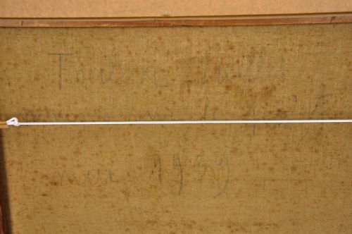 LOKRE 20ME SICLE FRENCH TOULON LE PORT LA VIEILLE DARSE MAY 1939 QUAI CRONSTADT FRAMED OIL PAINTING RIVIERA PROVENCE ALPES COTE D'AZUR - ADDITIONAL PHOTO 3