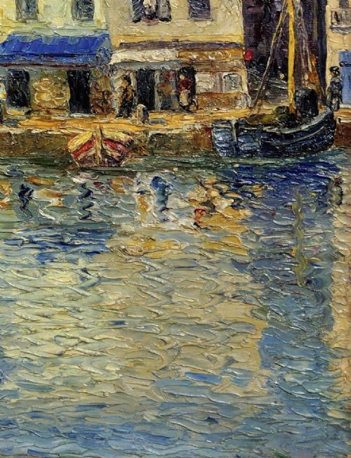 LOKRE 20ME SICLE FRENCH TOULON LE PORT LA VIEILLE DARSE MAY 1939 QUAI CRONSTADT FRAMED OIL PAINTING RIVIERA PROVENCE ALPES COTE D'AZUR - ADDITIONAL PHOTO 10