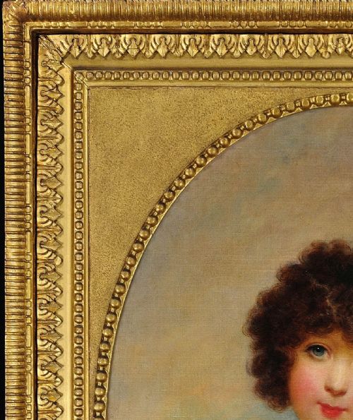PAINTED IN INDIA 1792 1795 PORTRAIT OIL PAINTING OF CHARLOTTE SHORE DAUGHTER OF THE GOVERNOR GENERAL OF INDIA BY ARTHUR WILLIAM DEVIS 17621822 - ADDITIONAL PHOTO 4