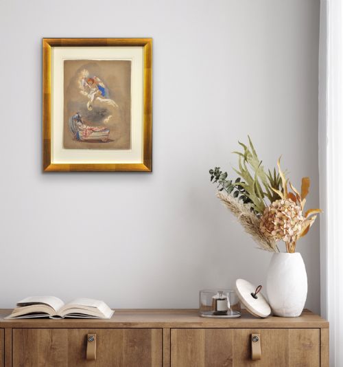 BY QUEEN VICTORIAS DAUGHTER PRINCESS ALICE MAUD MARY 1843 1878 LONG LIFE AND HAPPINESS JUNE 11TH 1860 FRAMED WATERCOLOUR PAINTING BRITISH ROYAL FAMILY - ADDITIONAL PHOTO 28