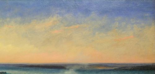 ALEXANDRE LE BIHAN 1839 1924 NIAGARA FALLS FRAMED LARGE LANDSCAPE CIRCA 1870S OIL PAINTING VERY DETAILED PANORAMA NEW YORK STATE ONTARIO FRENCH ARTIST - ADDITIONAL PHOTO 16