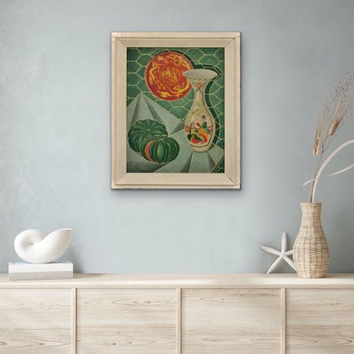 DENIS MITCHELL 1912 1993 ST IVES SCHOOL 1944 STILL LIFE FRAMED OIL PAINTING BY BARBARA HEPWORTH'S PRINCIPAL ASSISTANT IMPORTANT CORNWALL CORNISH ARTIST - ADDITIONAL PHOTO 16