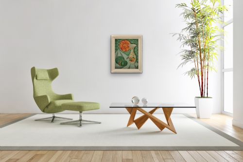 DENIS MITCHELL 1912 1993 ST IVES SCHOOL 1944 STILL LIFE FRAMED OIL PAINTING BY BARBARA HEPWORTH'S PRINCIPAL ASSISTANT IMPORTANT CORNWALL CORNISH ARTIST - ADDITIONAL PHOTO 19
