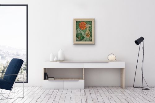 DENIS MITCHELL 1912 1993 ST IVES SCHOOL 1944 STILL LIFE FRAMED OIL PAINTING BY BARBARA HEPWORTH'S PRINCIPAL ASSISTANT IMPORTANT CORNWALL CORNISH ARTIST - ADDITIONAL PHOTO 22