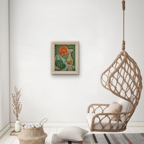 DENIS MITCHELL 1912 1993 ST IVES SCHOOL 1944 STILL LIFE FRAMED OIL PAINTING BY BARBARA HEPWORTH'S PRINCIPAL ASSISTANT IMPORTANT CORNWALL CORNISH ARTIST - ADDITIONAL PHOTO 27