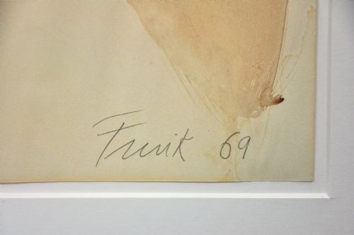 DAME ELISABETH FRINK 1930 1993 HAWK 1969 FRAMED WATERCOLOUR MID 20TH CENTURY BRITISH PAINTING - ADDITIONAL PHOTO 5