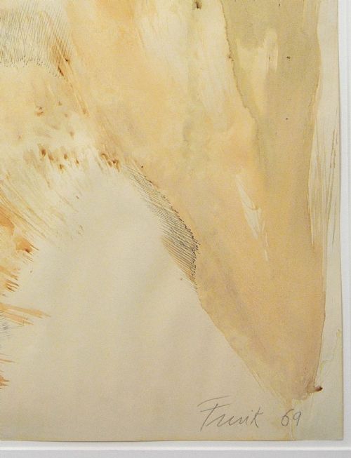 DAME ELISABETH FRINK 1930 1993 HAWK 1969 FRAMED WATERCOLOUR MID 20TH CENTURY BRITISH PAINTING - ADDITIONAL PHOTO 10