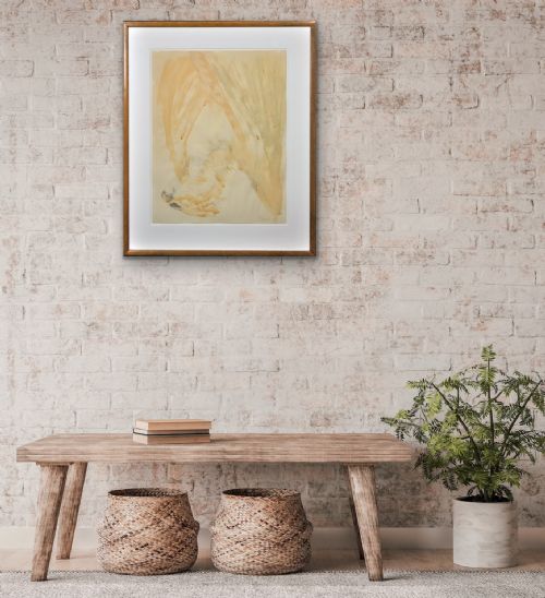 DAME ELISABETH FRINK 1930 1993 HAWK 1969 FRAMED WATERCOLOUR MID 20TH CENTURY BRITISH PAINTING - ADDITIONAL PHOTO 11