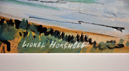 LIONEL HORSNELL 1932 2011 RINGSTEAD BAY AND WHITE NOTHE THE JURASSIC COAST DORSET 1960S FRAMED WATERCOLOUR PAINTING WEYMOUTH AND PORTLAND - ADDITIONAL PHOTO 2