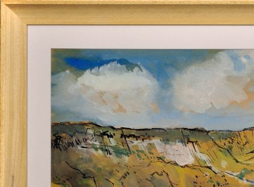 LIONEL HORSNELL 1932 2011 RINGSTEAD BAY AND WHITE NOTHE THE JURASSIC COAST DORSET 1960S FRAMED WATERCOLOUR PAINTING WEYMOUTH AND PORTLAND - ADDITIONAL PHOTO 4