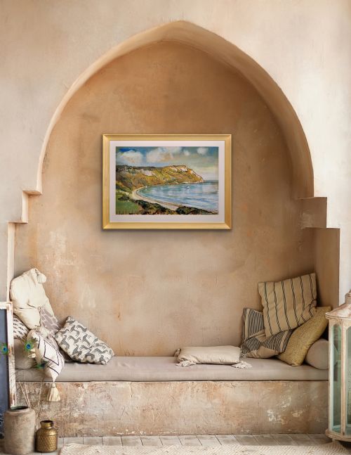 LIONEL HORSNELL 1932 2011 RINGSTEAD BAY AND WHITE NOTHE THE JURASSIC COAST DORSET 1960S FRAMED WATERCOLOUR PAINTING WEYMOUTH AND PORTLAND - ADDITIONAL PHOTO 24