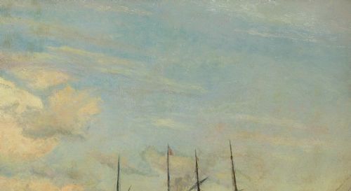 CHARLES WILLIAM WYLLIE 1853 1923 THE UPPER POOL RIVER THAMES LONDON 1880S FRAMED OIL PAINTING TOWER OF LONDON SOUTHWARK BILLINGSGATE - ADDITIONAL PHOTO 9