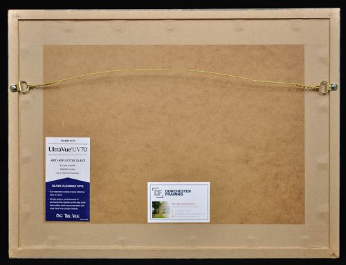 VINCENZO DESPOSITO 1886 1946 HMS NAIRANA ROYAL NAVY SEAPLANE CARRIER TASMANIA MELBOURNE FERRY FRAMED PAINTING OF FLEET AIR ARM AUSTRALIAN INTEREST - ADDITIONAL PHOTO 2