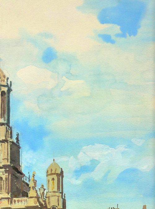 VICTOR GABRIEL GILBERT 1847 1933 L EGLISE DE LA SAINTETRINITE PLACE DE LA TRINITE PARIS EARLY 20TH CENTURY FRENCH CITYSCAPE FRAMED PAINTING - ADDITIONAL PHOTO 8
